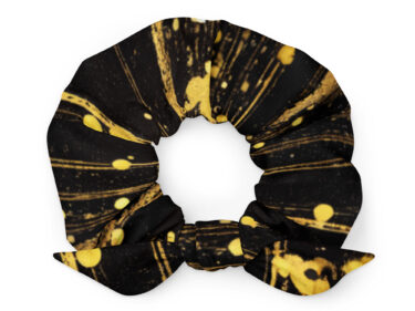 Black & Gold Scrunchie