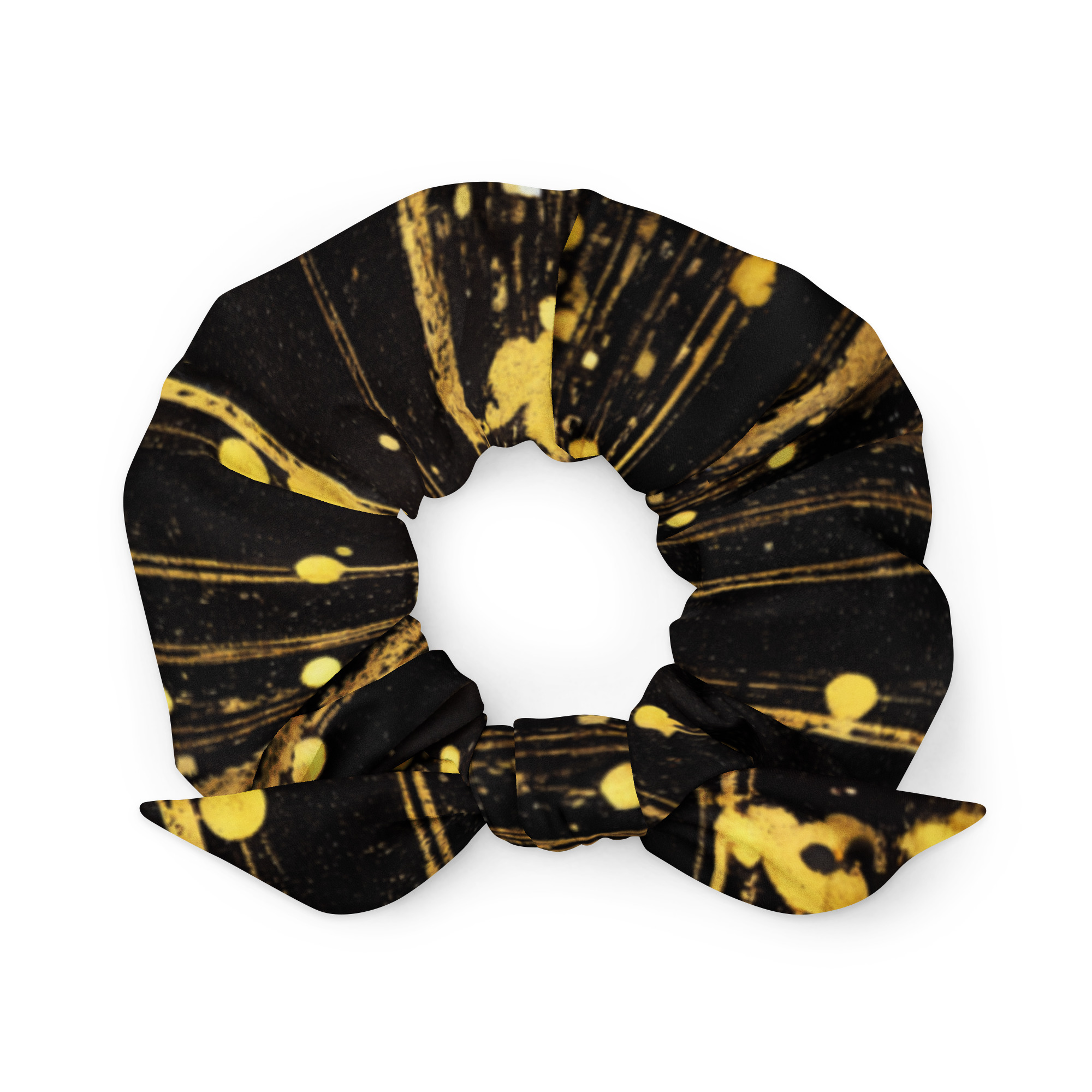 Black & Gold Scrunchie