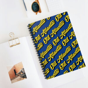 Blue & Yellow Old Atlanta Ruled Spiral Notebook - Image 5