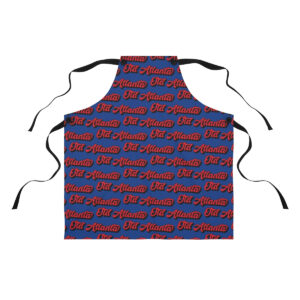 Blue & Red Old Atlanta Apron (AOP) - Image 2