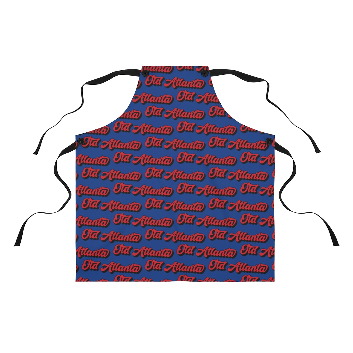 Blue & Red Old Atlanta Apron (AOP)