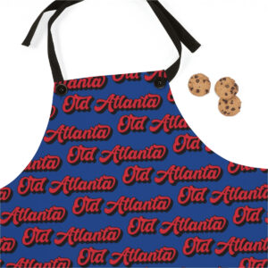 Blue & Red Old Atlanta Apron (AOP) - Image 3