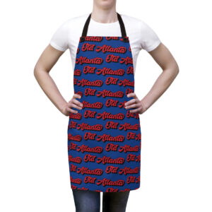 Blue & Red Old Atlanta Apron (AOP) - Image 4