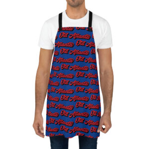 Blue & Red Old Atlanta Apron (AOP)