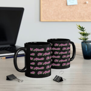 Pink & Green Old Atlanta Mug - 11oz - Image 5