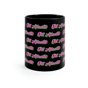 Pink & Green Old Atlanta Mug - 11oz