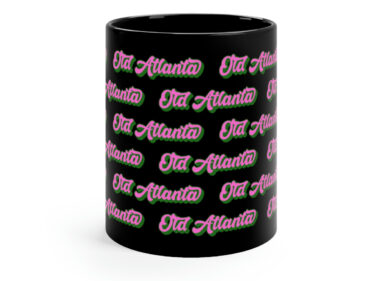 Pink & Green Old Atlanta Mug - 11oz