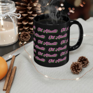 Pink & Green Old Atlanta Mug - 11oz - Image 4