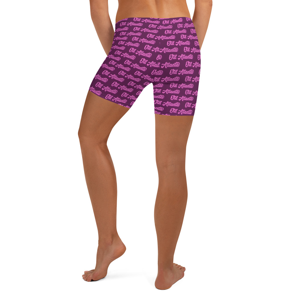 Purple Old Atlanta Shorts