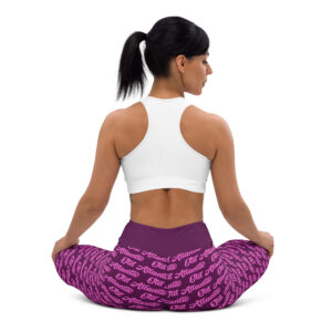 Purple Old Atlanta Yoga Leggings - Image 4