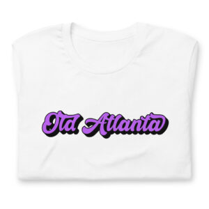 Purple Old Atlanta T-shirt