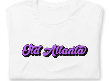Purple Old Atlanta T-shirt