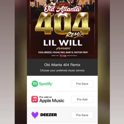 🎵PRESAVE TODAY🎵 "OLD ATLANTA" (404 Remix) @willstreetjones From @bolegsatl soundtrack 🎙️Dropping April 4th ~ 404 DAY Featuring @coolbreezecalhoun @1youngdro @babyd_amg @pastortroydsgb Label @swatsnation Distribution @ONErpm LINK 🔗 IN BIO #BoLegs #BoLegsFilm #MarvinArringtonSr #OldAtlanta #Legacy #ATL #Atlanta #History #BlackHistory #CityCouncil #ATL #Atlanta #History #BlackHistory #Documentary #OnlyInGeorgia #WeLoveATL #Arrington #Law #Attorney #Judge #Legislator #Legacy #Historic #History #Community #404day #404remix #OldAtlantaMegamix